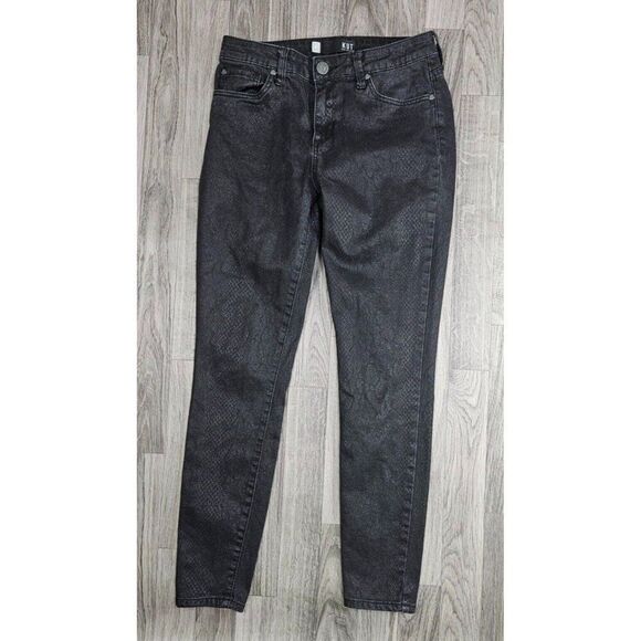 Kut From The Kloth Women Size 4 Mia Ankle Toothpick Skinny High Rise Black Jeans - Picture 1 of 9